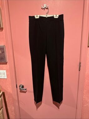 Truth Black Womans Dress Pants - Tailored Straight Leg, elastic waistband